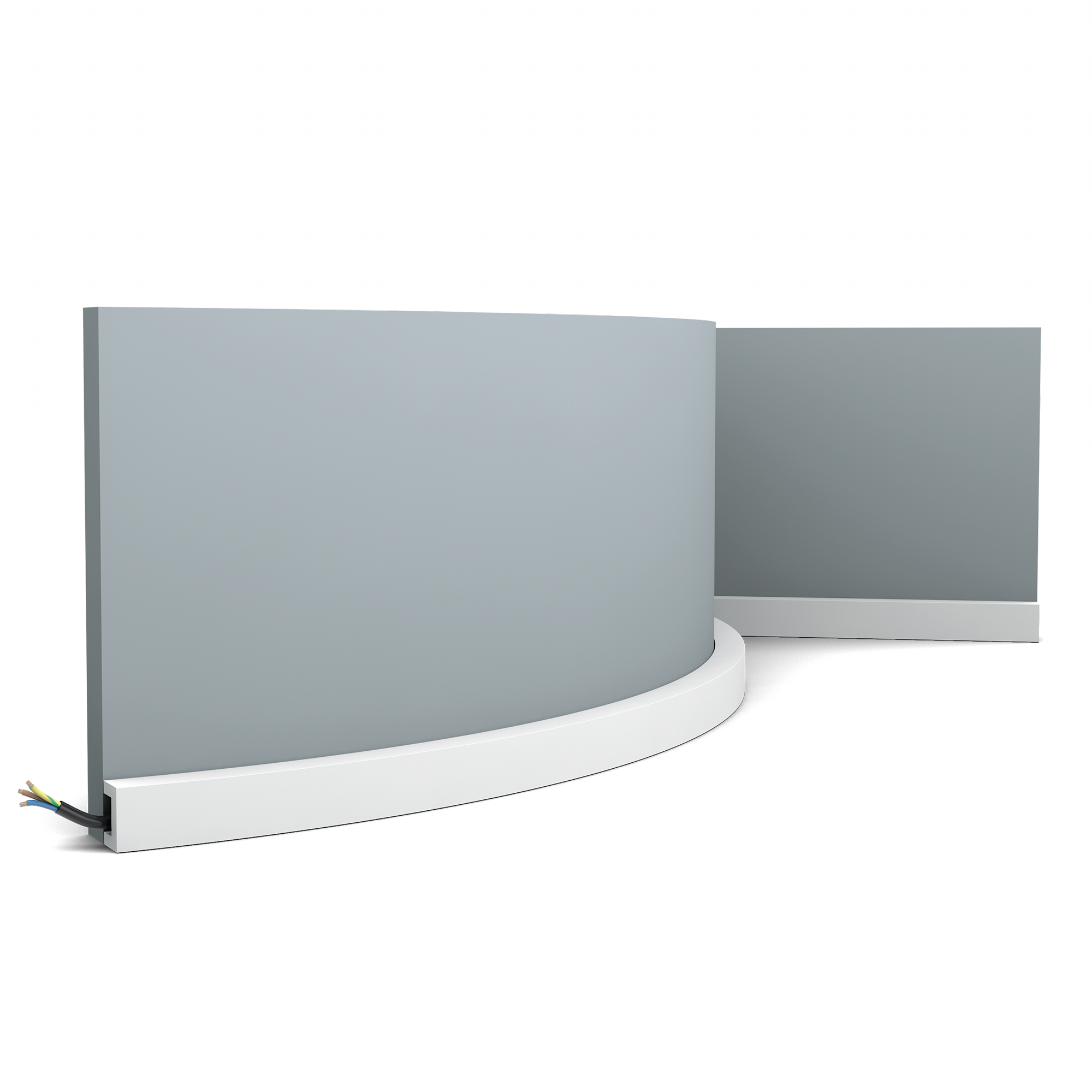 Orac Decor CX190F U-PROFILE плинтус гибкий 200 х 2 х 3