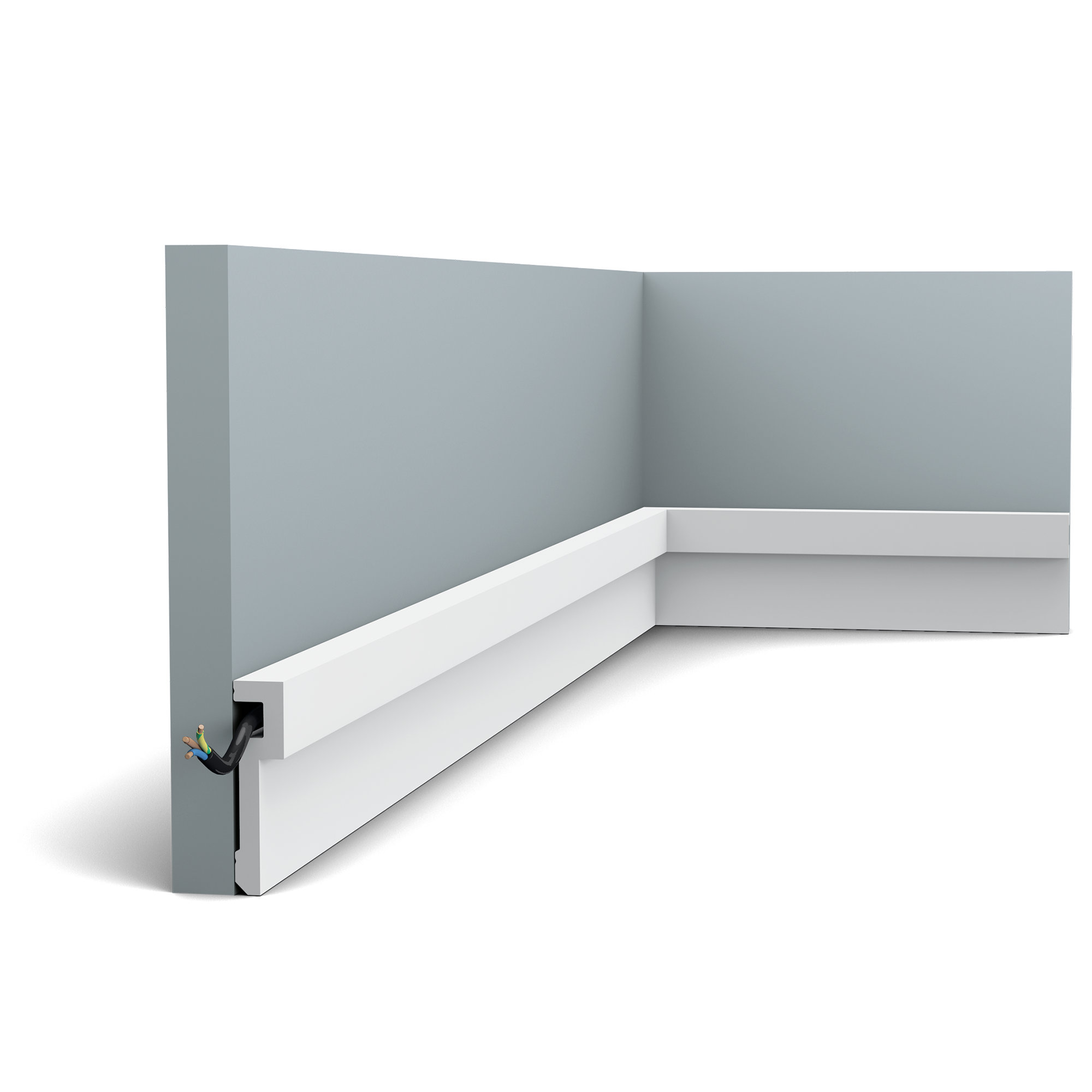 Orac Decor PX198 U-STEPS плинтус 200 х 8,3 х 2