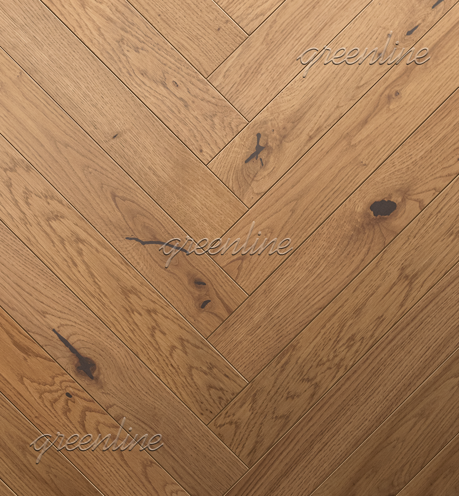 Инженерная доска Greenline NEXT (английская ёлка) 708 Дуб Концепт