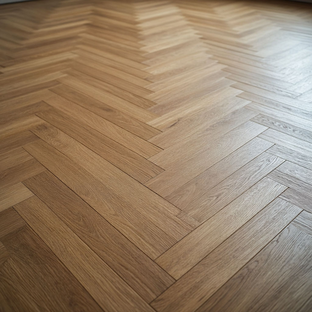 Укладка ламината английской елочкой на клей