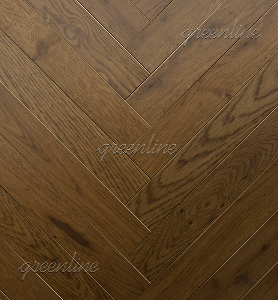 Инженерная доска Greenline NEXT (английская ёлка) 716 Дуб Шарм
