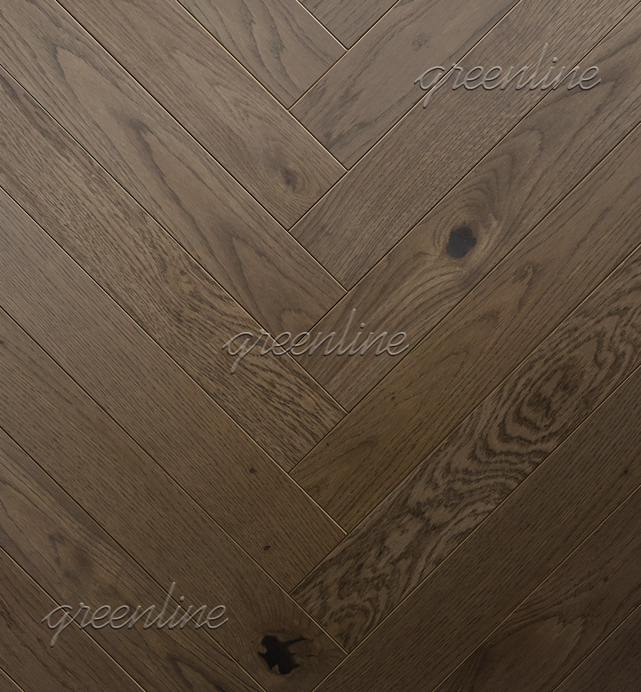 Инженерная доска Greenline NEXT (английская ёлка) 715 Дуб Акцент