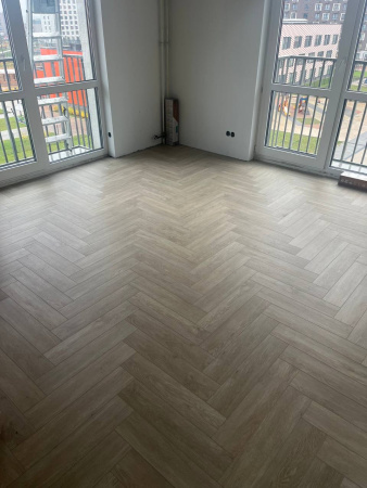 Кварцвиниловая плитка (Елочка) Alpine Floor PARQUET LIGHT Дуб Адара ЕСО 13-14