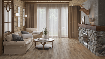 Клеевая кварцвиниловая плитка Alpine Floor Parquet LVT Дуб Синистра ECO 16-17