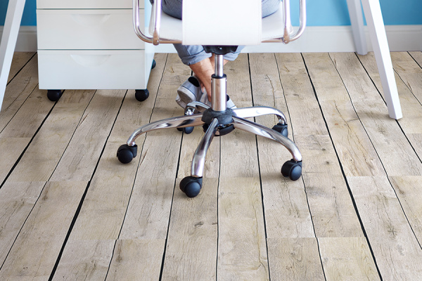 Клеевой пробковый пол с фотопечатью WOOD Oak Dupel Planke