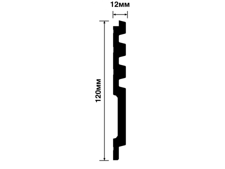Декоративная панель HIWOOD LV128 BR417K