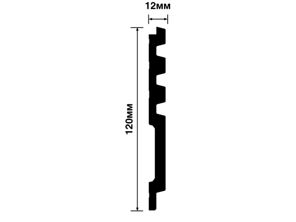 Декоративная панель HIWOOD LV128 BR417K