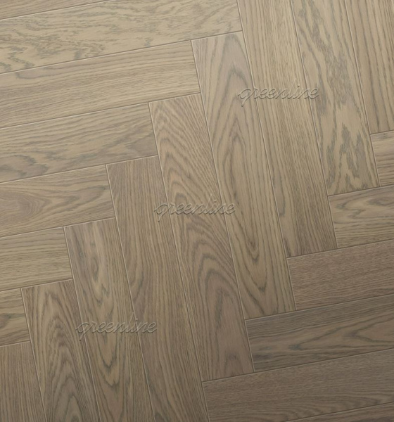 Инженерная доска Greenline ULTIMA (английская ёлка) 825 Дуб Космо