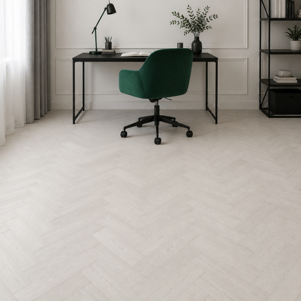 Кварцвиниловая плитка (Елочка) Alpine Floor Легкий паркет (Light Parquet) ECO 13-6 Дуб Зимний Лес