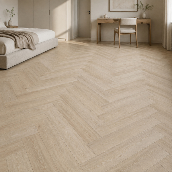 Кварцвиниловая плитка (Елочка) Alpine Floor Легкий паркет (Light Parquet) Дуб Медия ЕСО 13-20