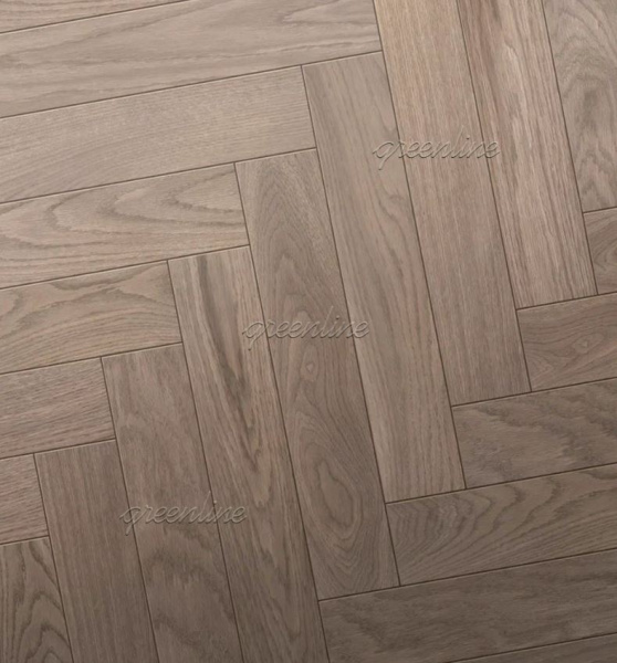 Инженерная доска HDF Greenline SMART HERRINGBONE 616 Дуб Капучино