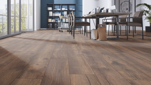 Ламинат Kronotex Mega Plus D 4766 Дуб тёмный Петерсон