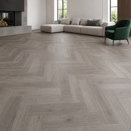 Кварцвиниловая плитка (Елочка) Alpine Floor Легкий паркет (Light Parquet) Дуб Мерга ЕСО 13-13