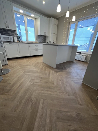 Кварцвиниловая плитка (Елочка) Alpine Floor PARQUET LIGHT ECO 13-10 Макадамия
