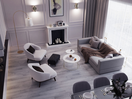 Ламинат MSPC Дуб Ривьера 91785-1