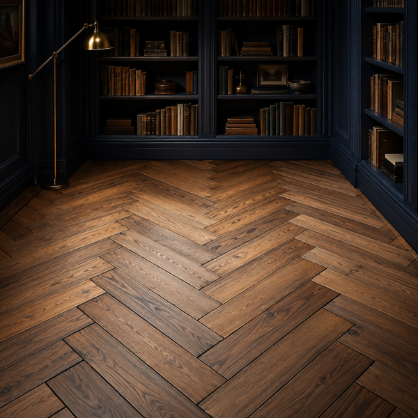 Клеевая LVT плитка елочкой Aquafloor Паркет клеевой (Parquet Glue) AF2510PG