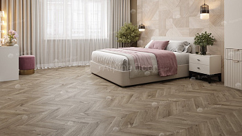 Кварцвиниловая плитка Alpine Floor Chevron LVT ECO 20-3 Дуб Натуральный Отбеленный
