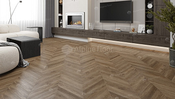 Кварцвиниловая плитка Alpine Floor Chevron LVT ECO 20-5 Макадамия