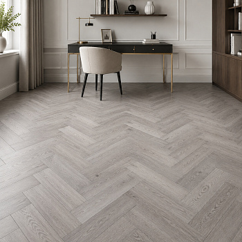 Кварцвиниловая плитка (Елочка) Alpine Floor Легкий паркет (Light Parquet) Дуб Лейтена ЕСО 13-18