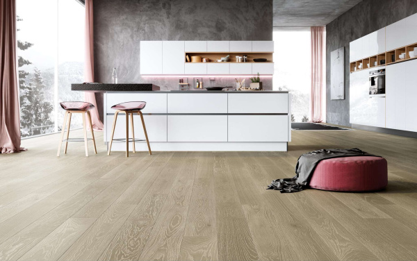 Паркетная доска ESTA Oak ABC Dune White Pores 11159