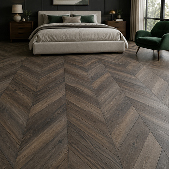 Клеевая LVT плитка Шеврон клеевой (Паркет) (Chevron Glue) AF2557PGCh