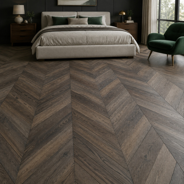 Клеевая LVT плитка Шеврон клеевой (Паркет) (Chevron Glue) AF2557PGCh