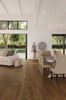 Паркетная доска ESTA Ash Elegant Walnut Color 21077