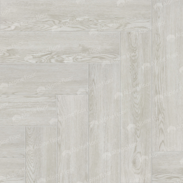 Кварцвиниловая плитка (Елочка) Alpine Floor PARQUET LIGHT ECO 13-4 Дуб Арктик