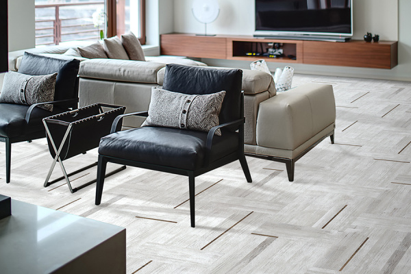 Пробковый пол Wood Wise (замок) Spark Brown