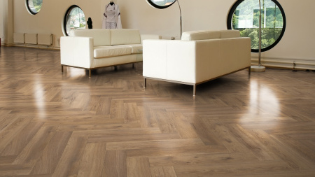 Ламинат Kronotex Herringbone D 4764 Дуб Тревизо