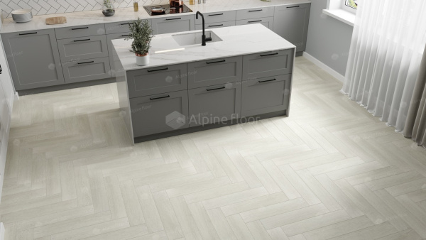 Клеевая кварцвиниловая плитка Alpine Floor Parquet LVT Зимний Лес ECO 16-6