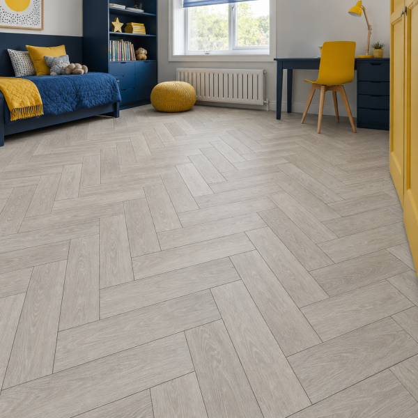Кварцвиниловая плитка елочкой Aquafloor Паркет плюс (Parquet Plus) AF6028PQ+