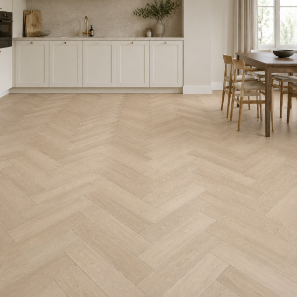 Кварцвиниловая плитка (Елочка) Alpine Floor Легкий паркет (Light Parquet) Дуб Ригель ЕСО 13-24
