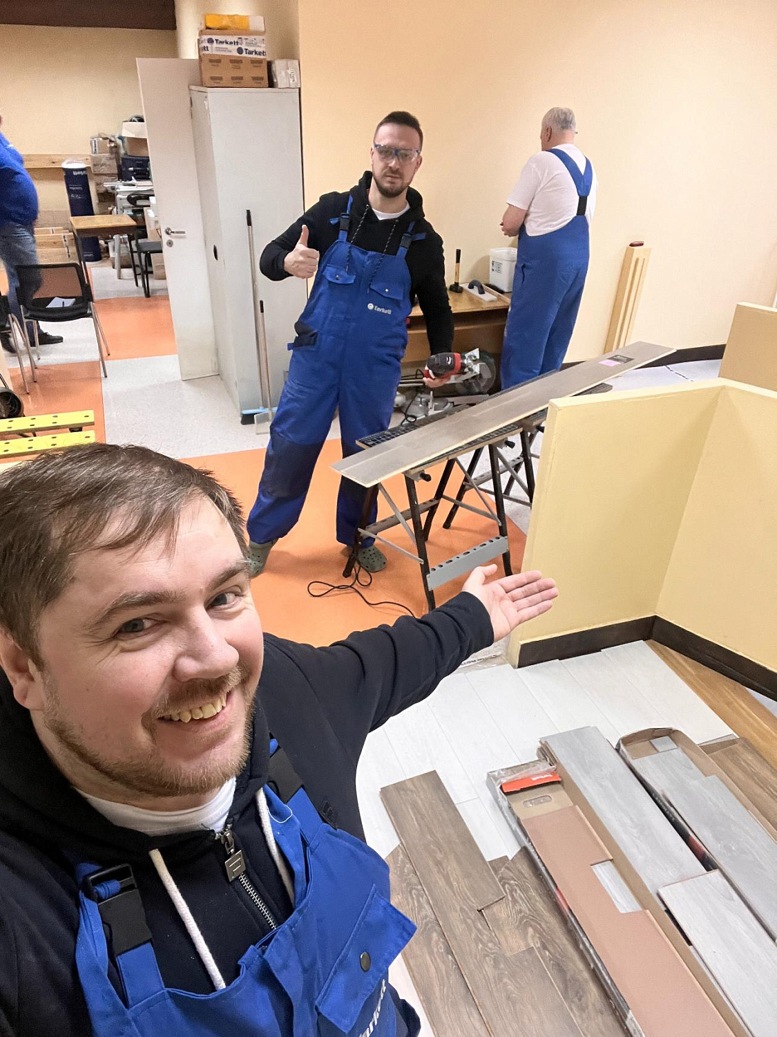 Команда Роман по полам прошла обучение в Таркетт Академии!