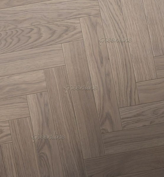 Инженерная доска Greenline ULTIMA (английская ёлка) 820 Дуб Квант