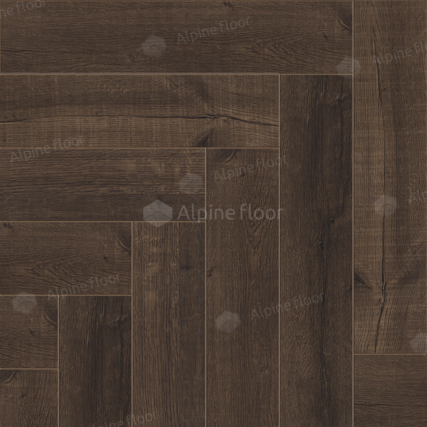 Клеевая кварцвиниловая плитка Alpine Floor Parquet LVT Дуб Альферац ECO 16-22