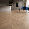 Кварцвиниловая плитка (Елочка) Alpine Floor Легкий паркет (Light Parquet) ECO 13-10 Макадамия