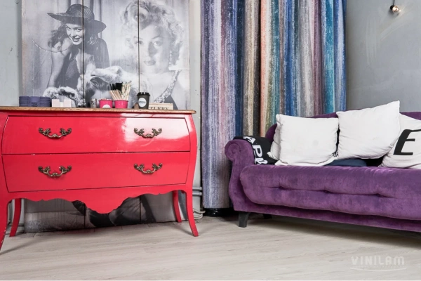 Кварцвиниловая плитка VINILAM Cork Дуб Линтер 10077