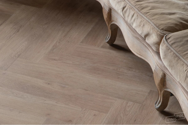 Кварцвиниловая плитка VinilPol Herringbone 9965 Паркет Бруно