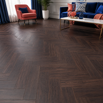 Кварцвиниловая плитка елочкой Aquafloor Паркет плюс (Parquet Plus) AF6025PQN