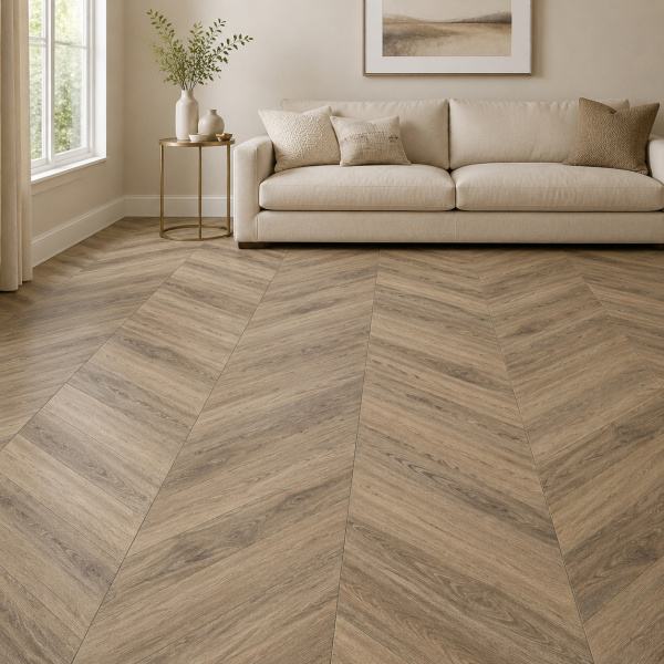 Клеевая LVT плитка Шеврон клеевой (Паркет) (Chevron Glue) AF2558PGCh