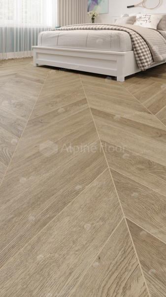 Кварцвиниловая плитка Alpine Floor Chevron LVT ECO 20-2 Дуб Ваниль