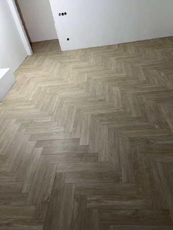 Кварцвиниловая плитка (Елочка) Alpine Floor PARQUET LIGHT Дуб Адара ЕСО 13-14
