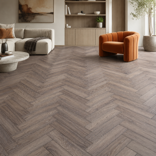 Кварцвиниловая плитка елочкой Aquafloor Паркет плюс (Parquet Plus) AF6014PQ