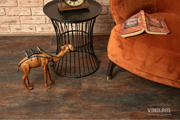 Кварцвиниловый ламинат CERAMO VINILAM GLUE Керамическая Сталь 71617 Glue