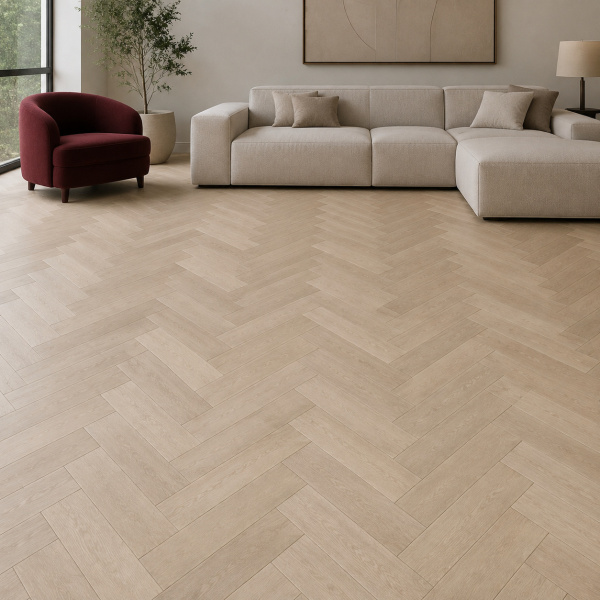Кварцвиниловая плитка (Елочка) Alpine Floor Легкий паркет (Light Parquet) Дуб Ригель ЕСО 13-24