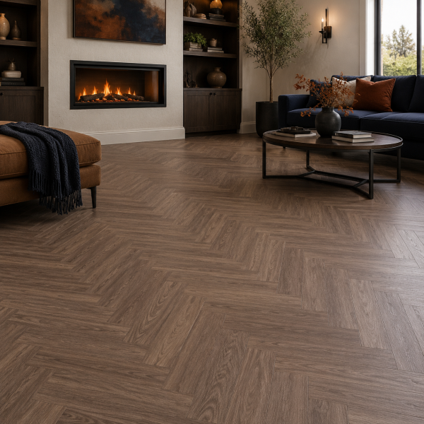 Кварцвиниловая плитка елочкой Aquafloor Паркет плюс (Parquet Plus) AF6022PQN