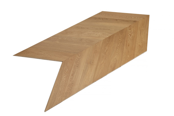 Инженерная доска Ablux Дуб European Ottawa, Herringbone(англ.елка), толщина 14 мм