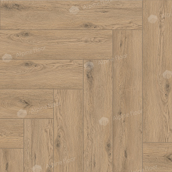 Кварцвиниловая плитка (Елочка) Alpine Floor PARQUET LIGHT Дуб Алиот ЕСО 13-23