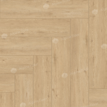 Кварцвиниловая плитка (Елочка) Alpine Floor PARQUET LIGHT Дуб Лесат ЕСО 13-26